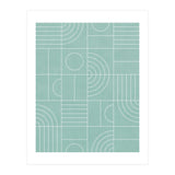 My Favorite Geometric Patterns No.25 - Light Blue (Print Only) thumbnail