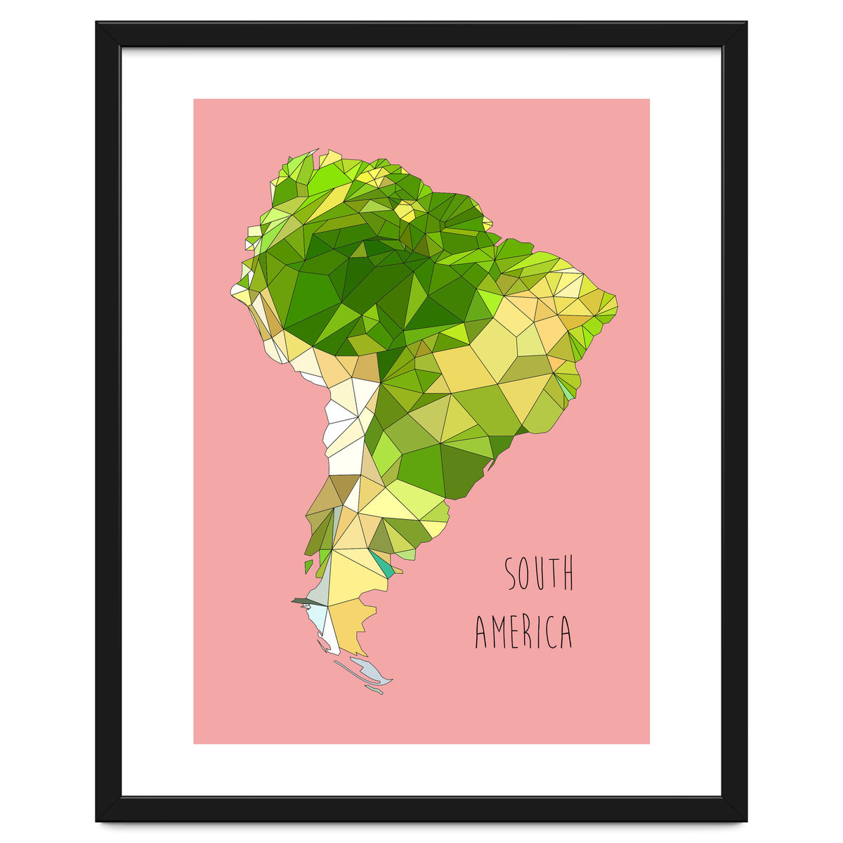 SOUTH AMERICA – Pink