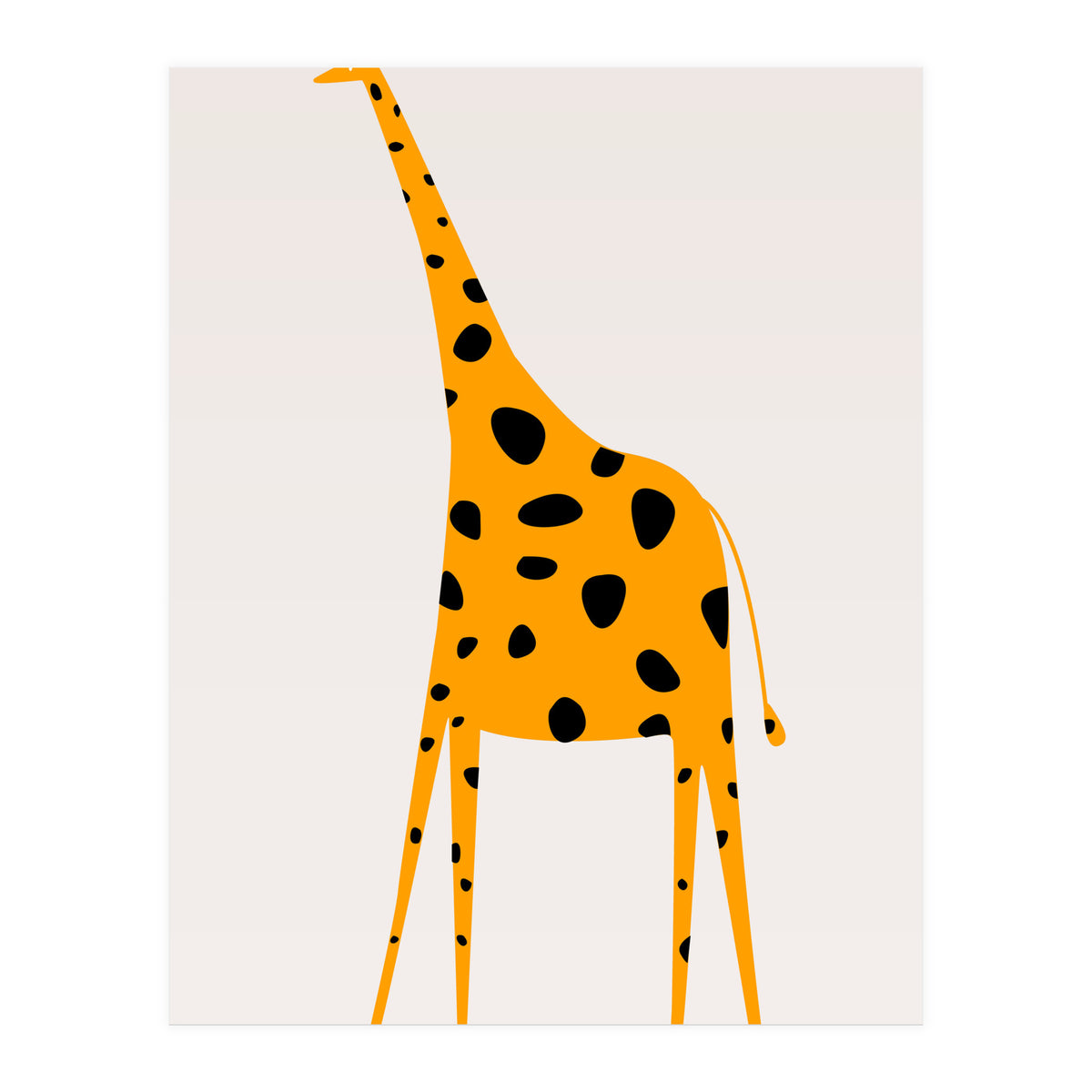Cute Giraffe (Print Only)
