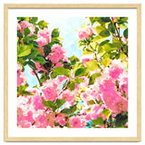 Day dreaming under the blooming Bougainvillea | Summer botanical Floral Vintage Garden Painting thumbnail