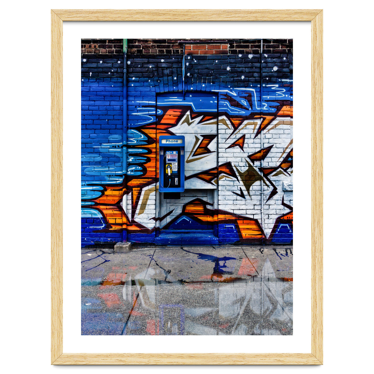 Phone Booth No 12 Color Version Reflection