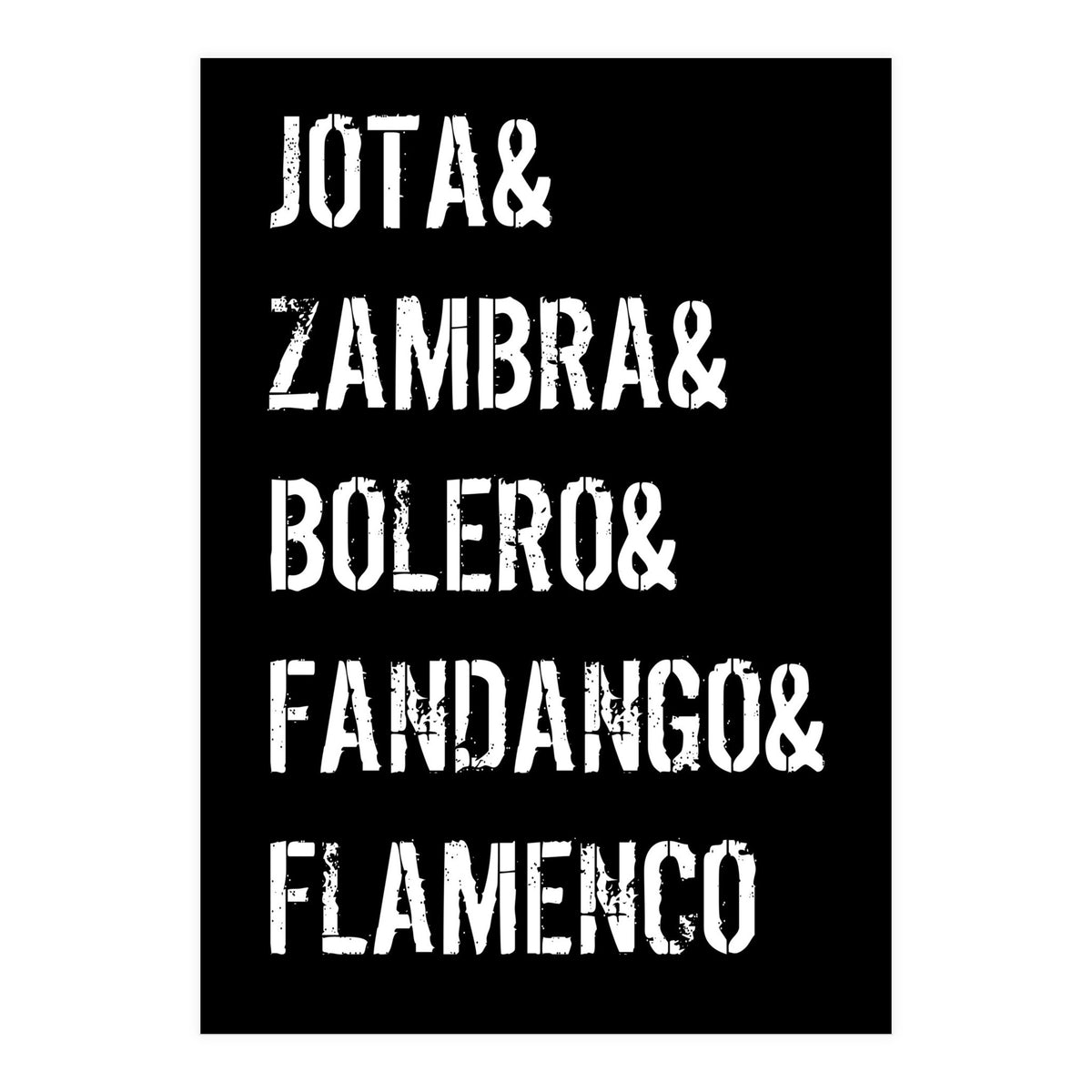 It`s A Spaniard Rythm ! (Print Only)
