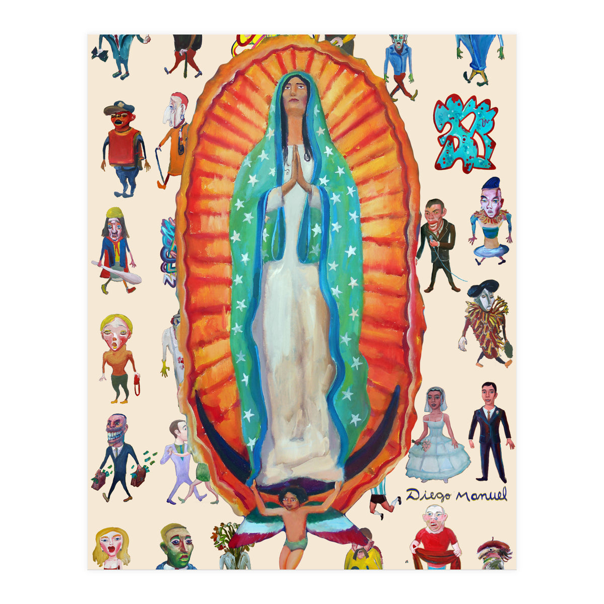 Virgen De Guadalupe 11 (Print Only)