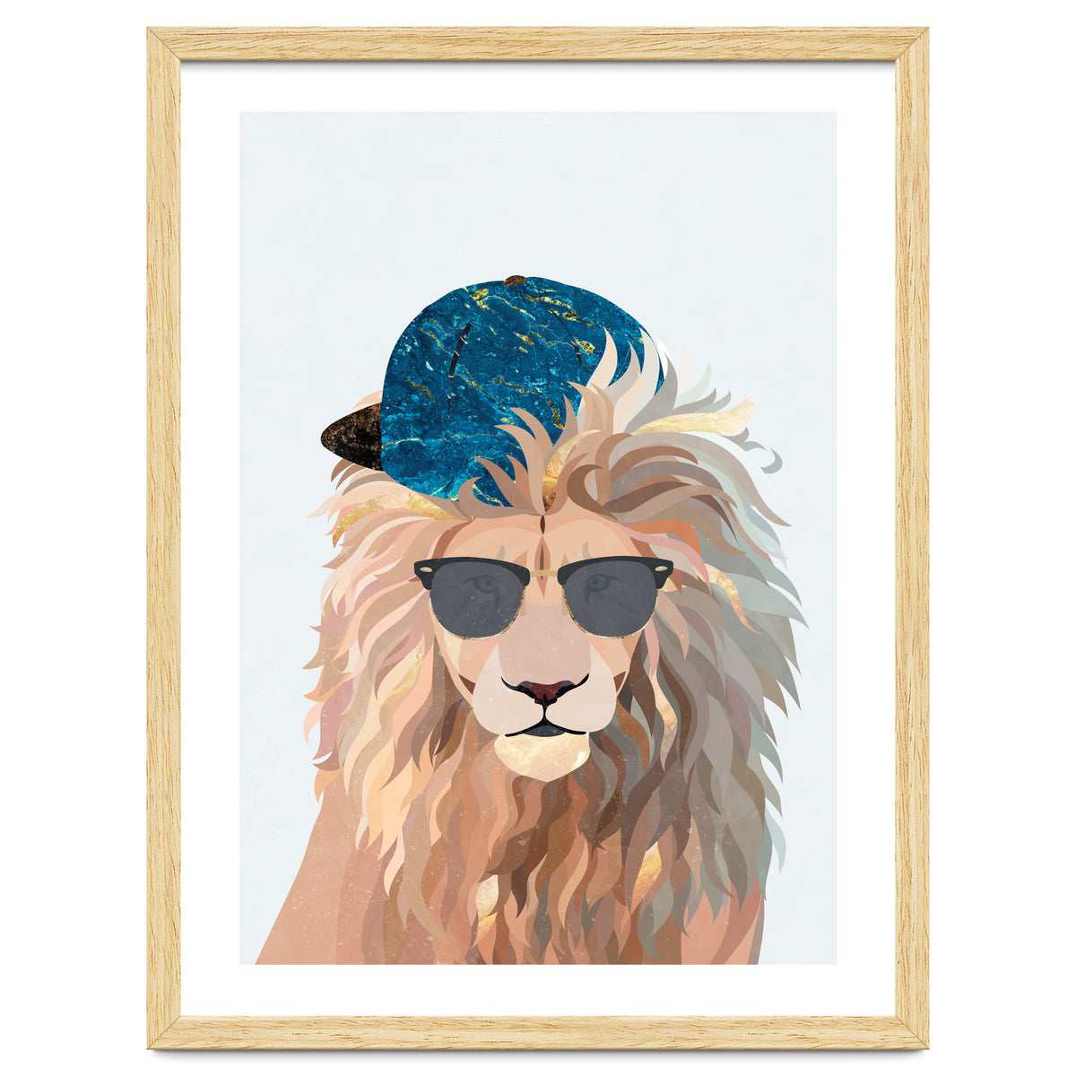 Skater Lion Portrait