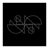 Tandem Cyclists | modern geometric (Print Only) thumbnail