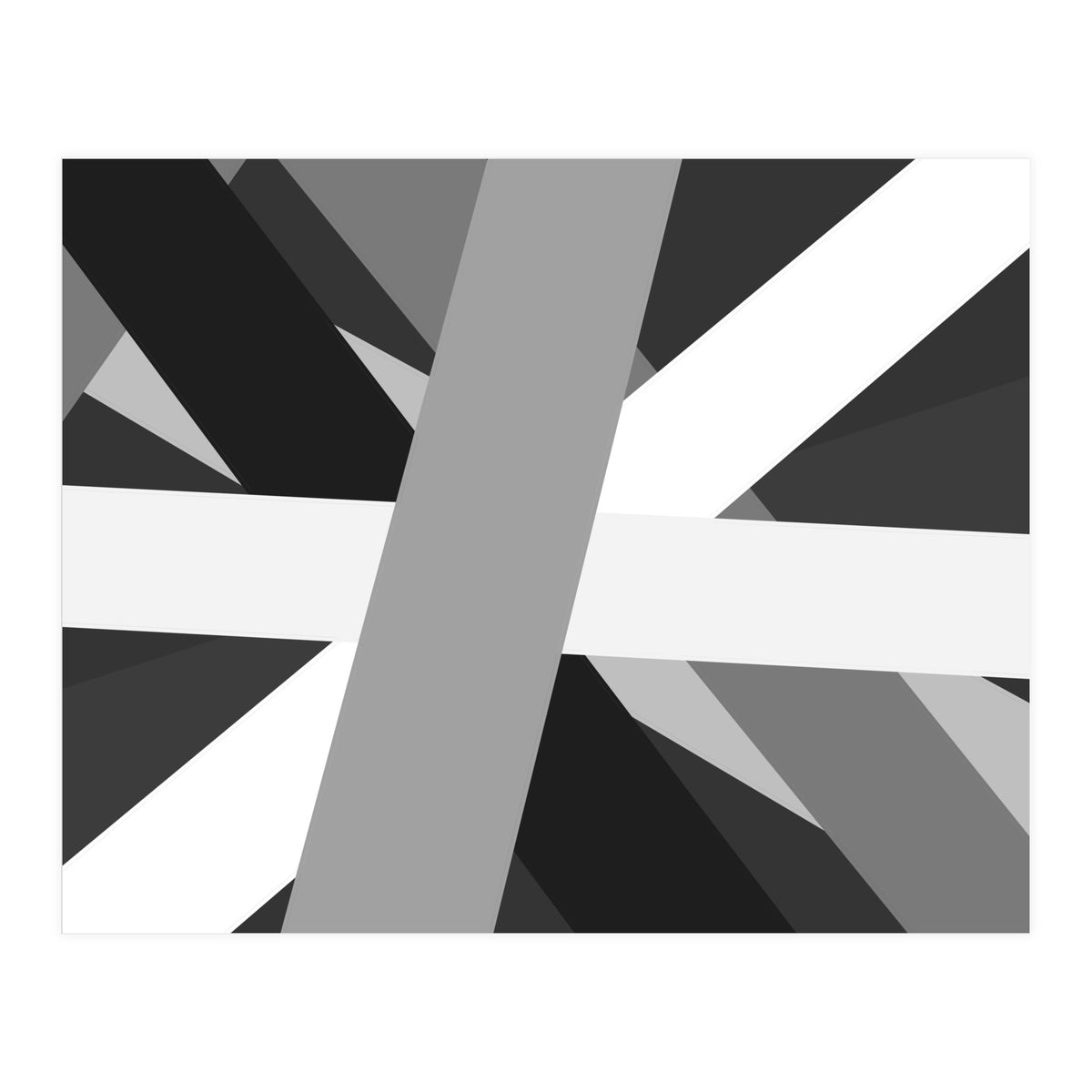 Grey pie 4 (Print Only)