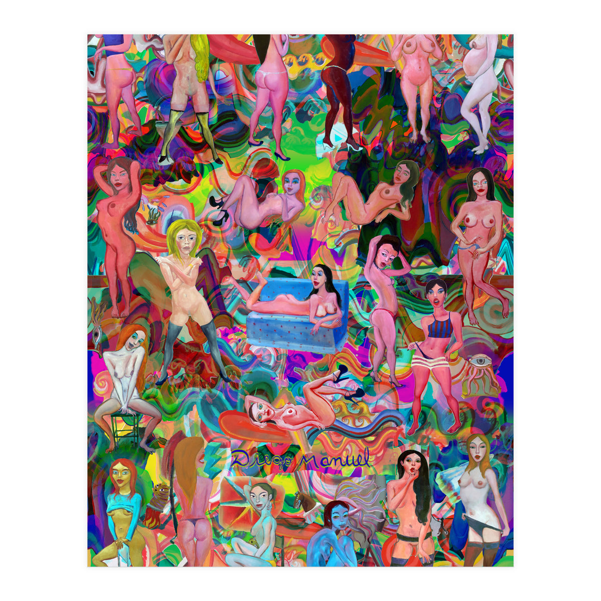 Chicas 3d 6 (Print Only)