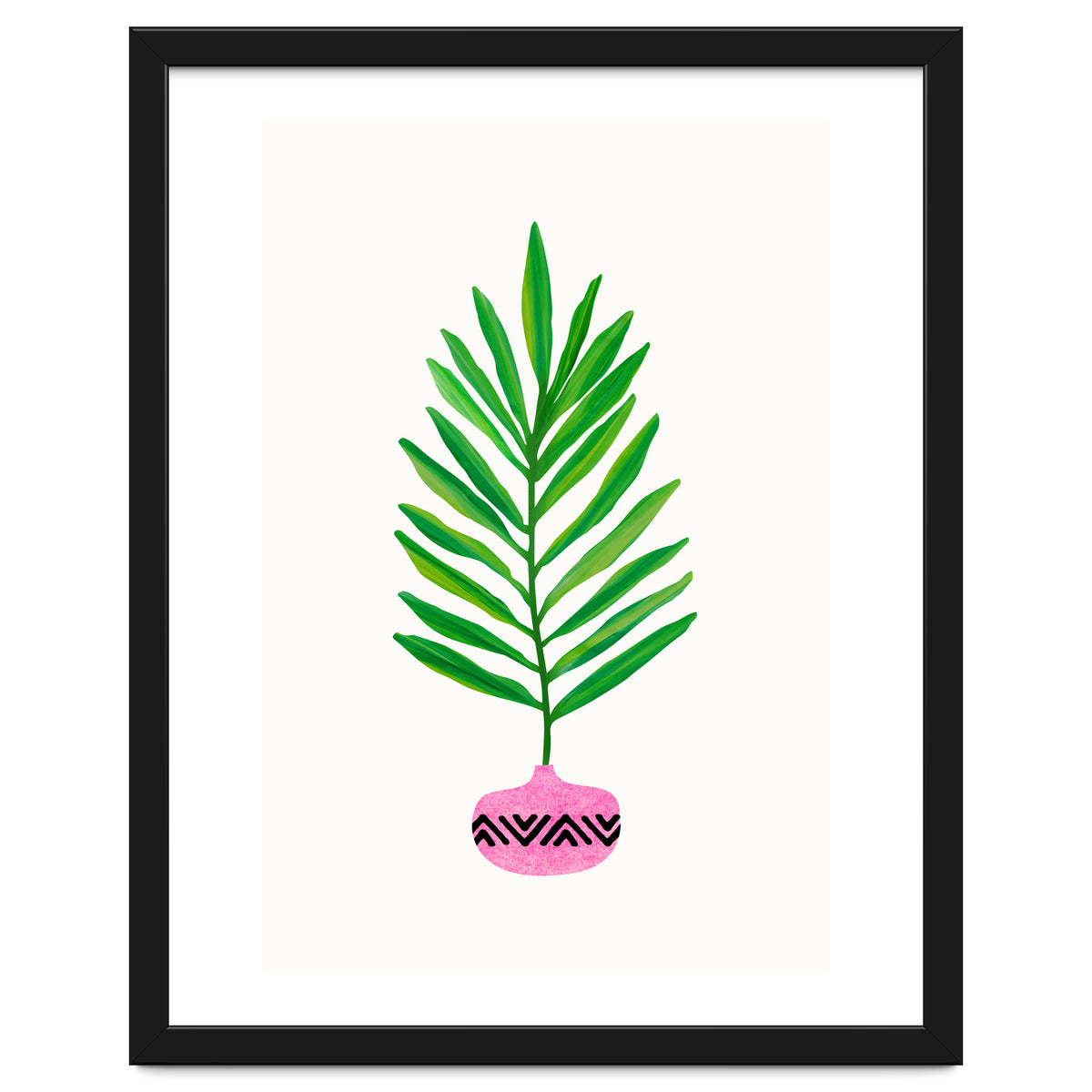 Modern Tropical Leaf