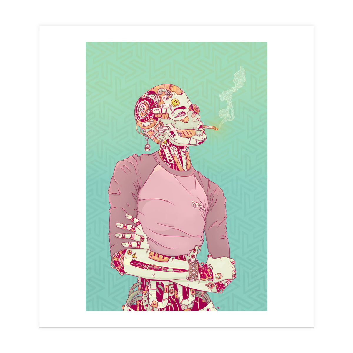 Nostalgic Lady (Print Only)