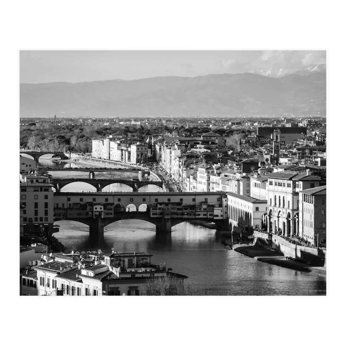 Italy in BW: Firenze 10 (Print Only)