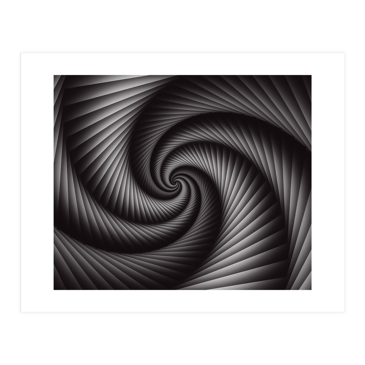 3d Abstract Spiral  (Print Only)