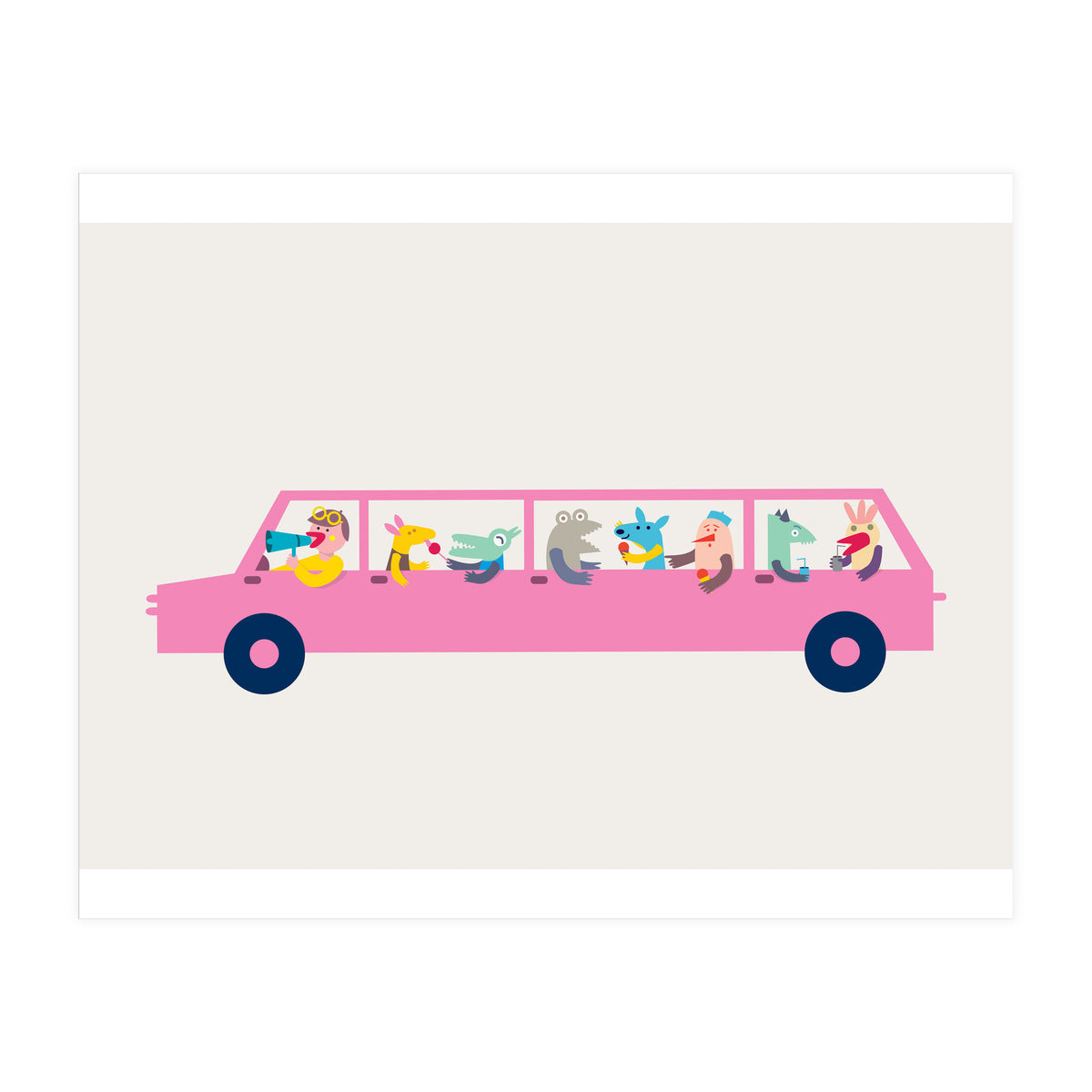 Pink Car (Print Only)