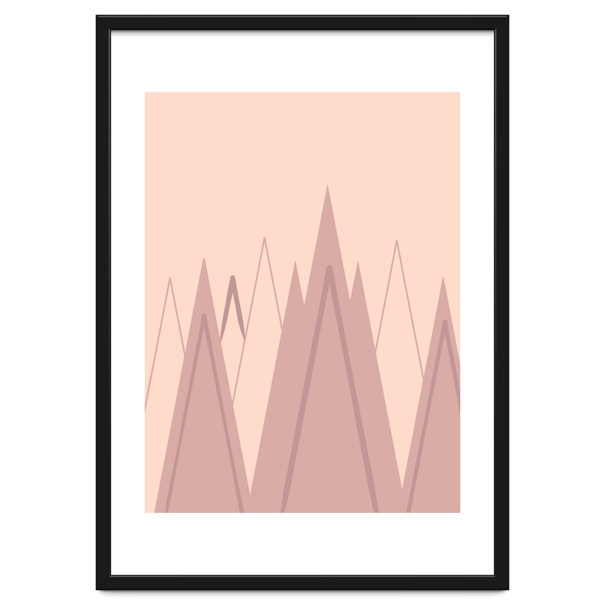 Pink mountains