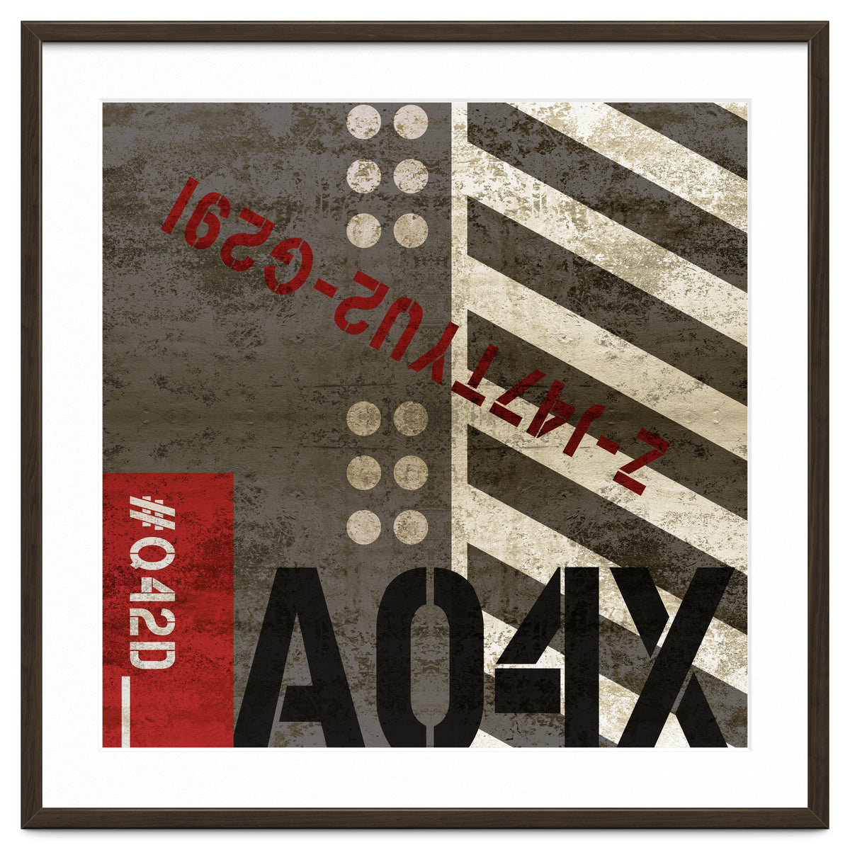 Abstract Industrial Grey Stripes