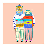 Leopard and Sloth Friends (Print Only) thumbnail