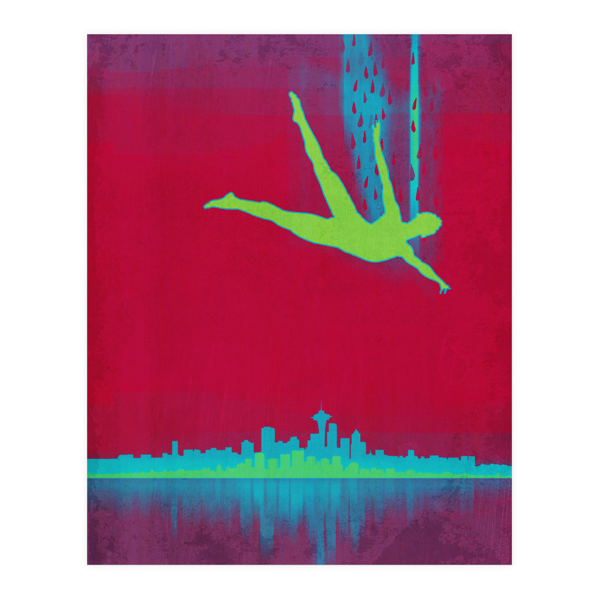 Big city: Falling Two (Print Only)