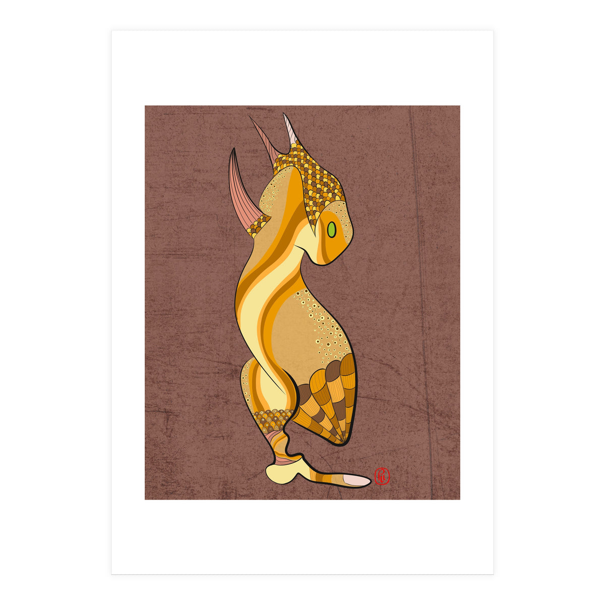 Horned Beast (Print Only)