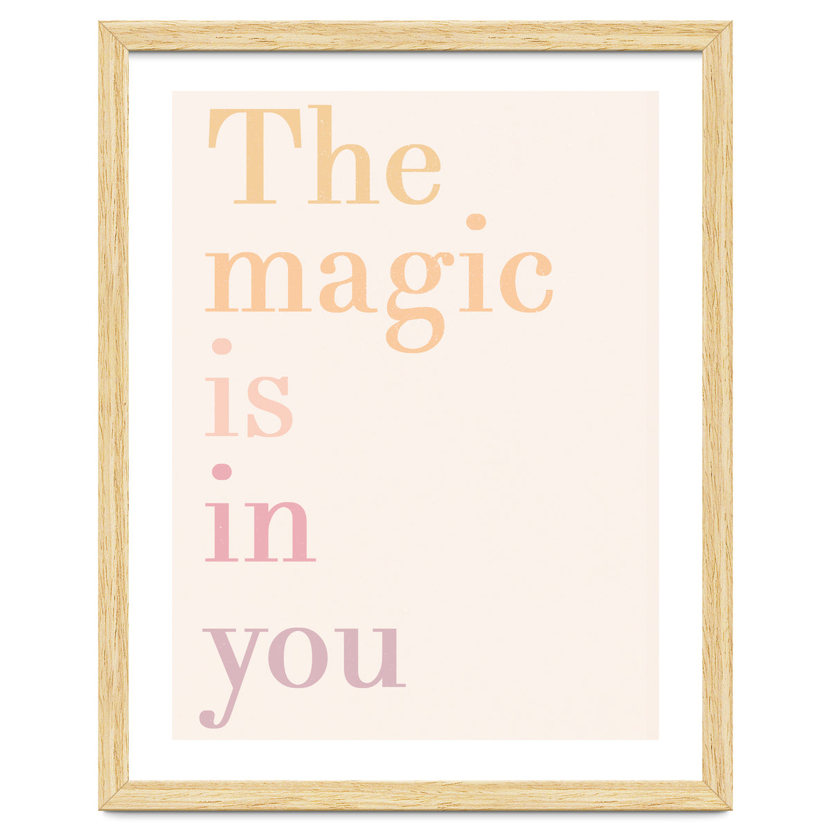 The Magic Is In You, Pastel