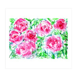 Blooming bouquet || watercolor roses (Print Only) thumbnail