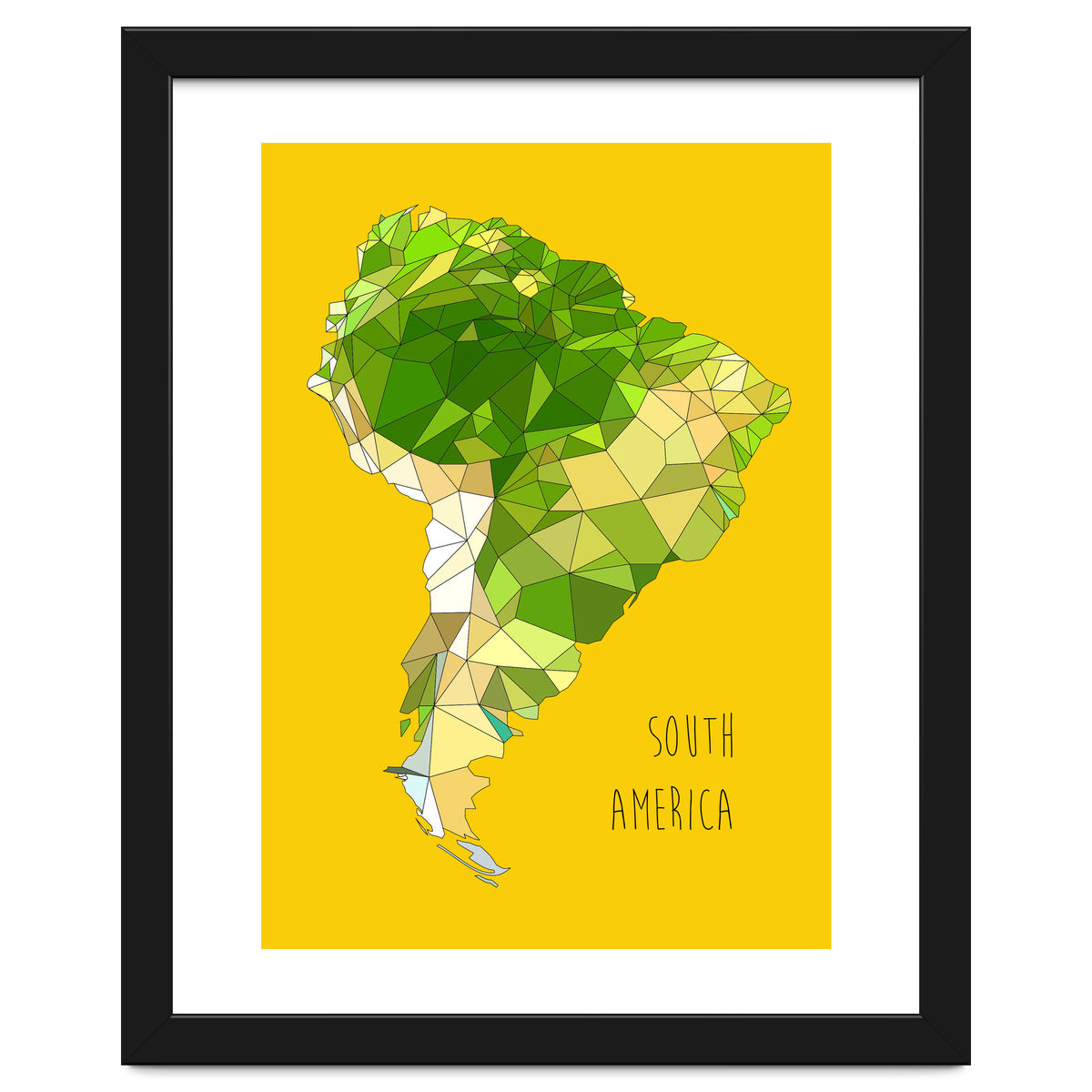 SOUTH AMERICA – Yellow