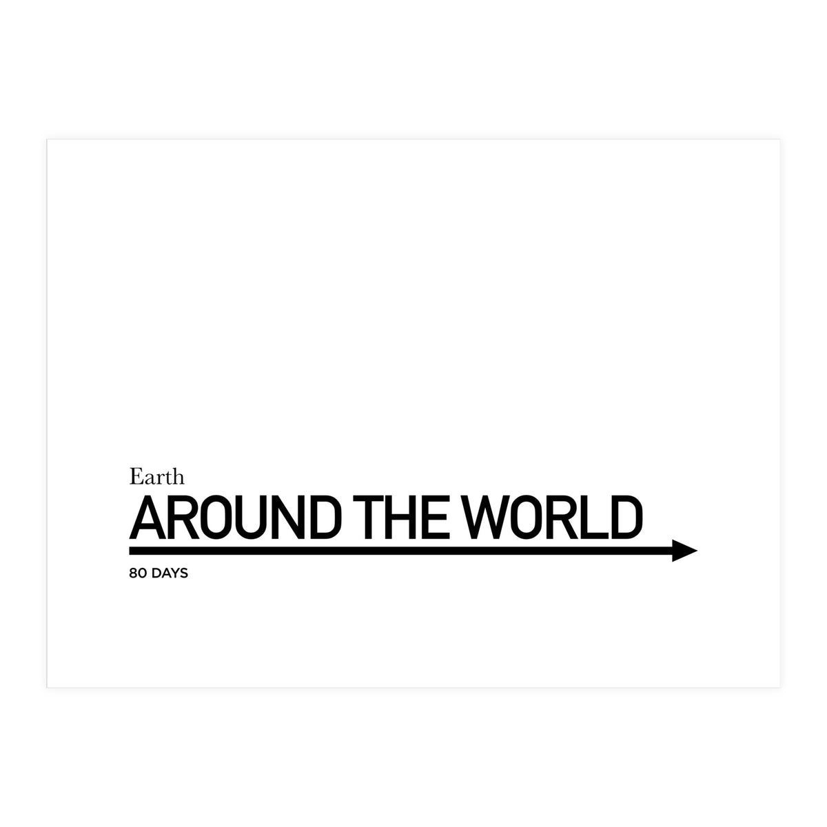 AROUND THE WORLD (Print Only)