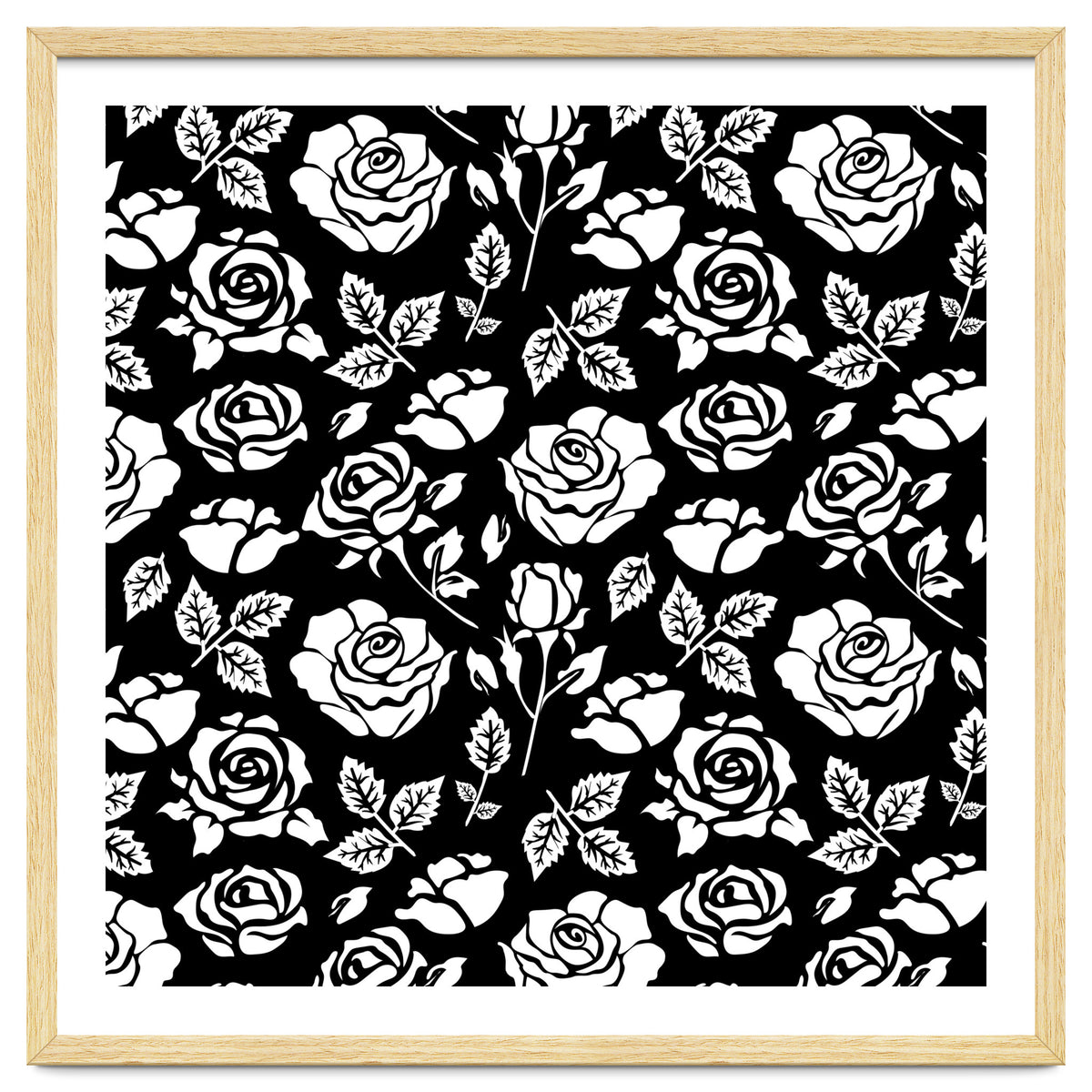 White Rose #illustration #pattern