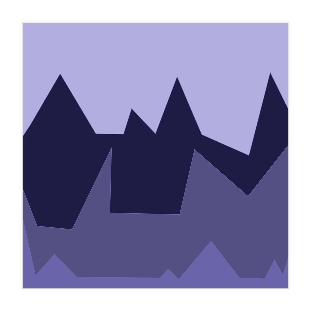 Purple Mountains (Print Only)