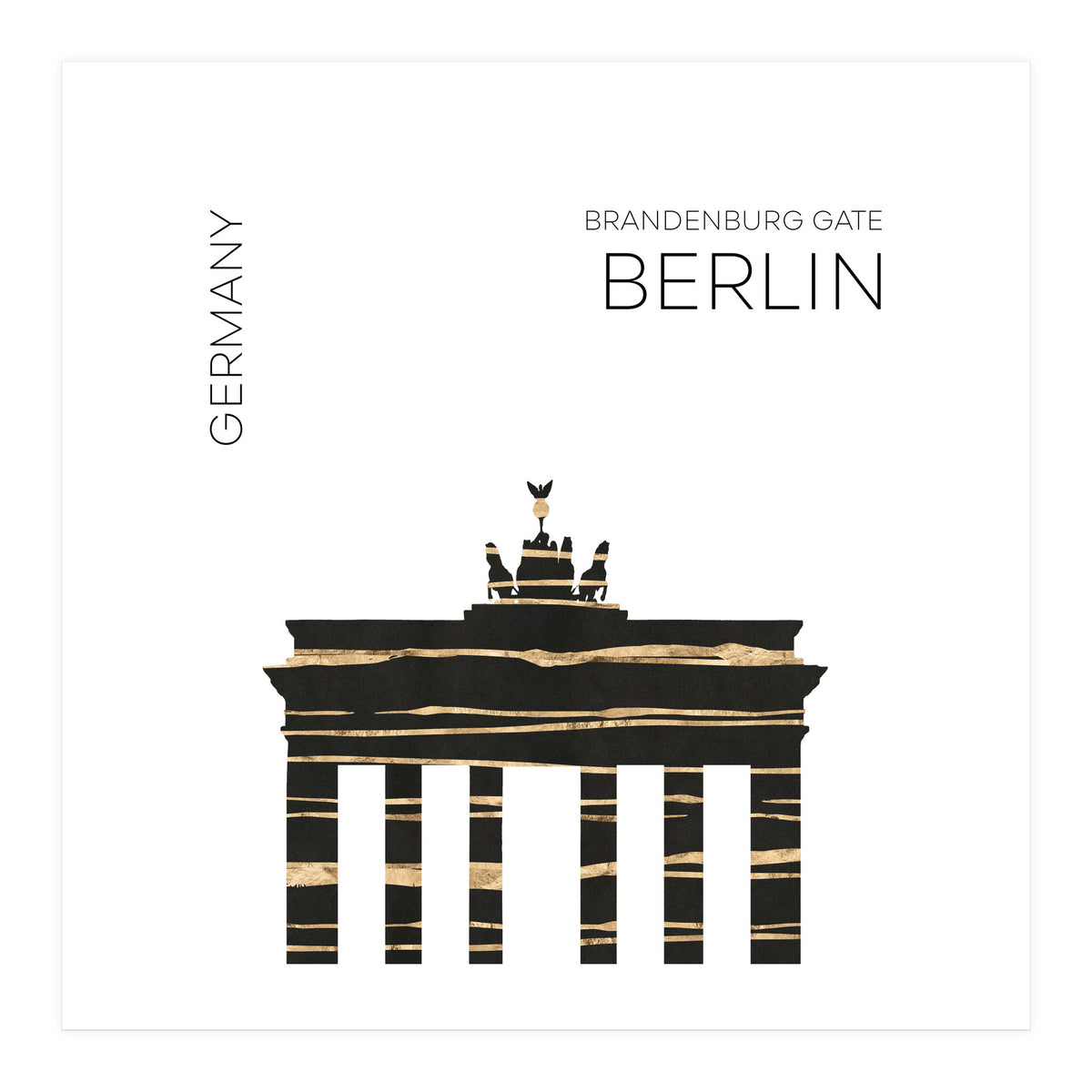 Urban Art BERLIN Brandenburg Gate (Print Only)