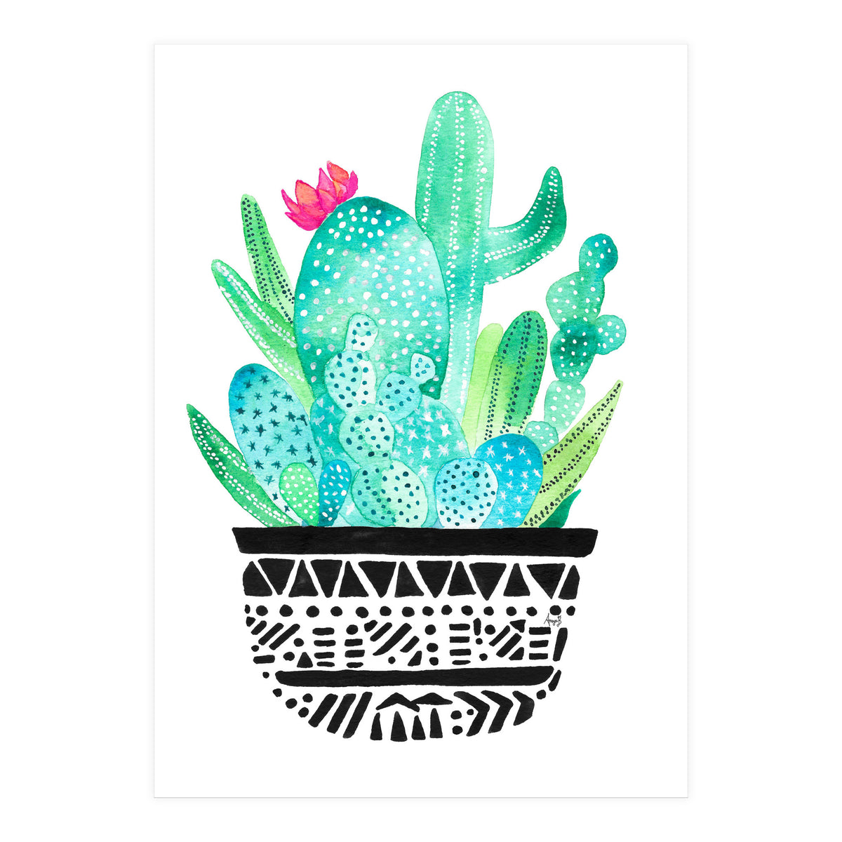 Pot Me A Cacti  (Print Only)