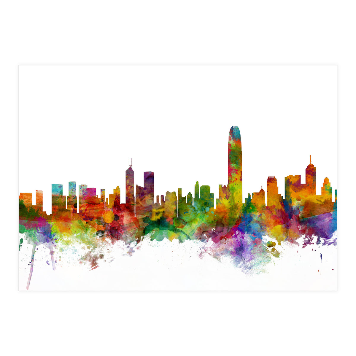 Hong Kong Skyline (Print Only)