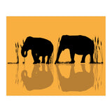 Elephants In The Water (Print Only) thumbnail