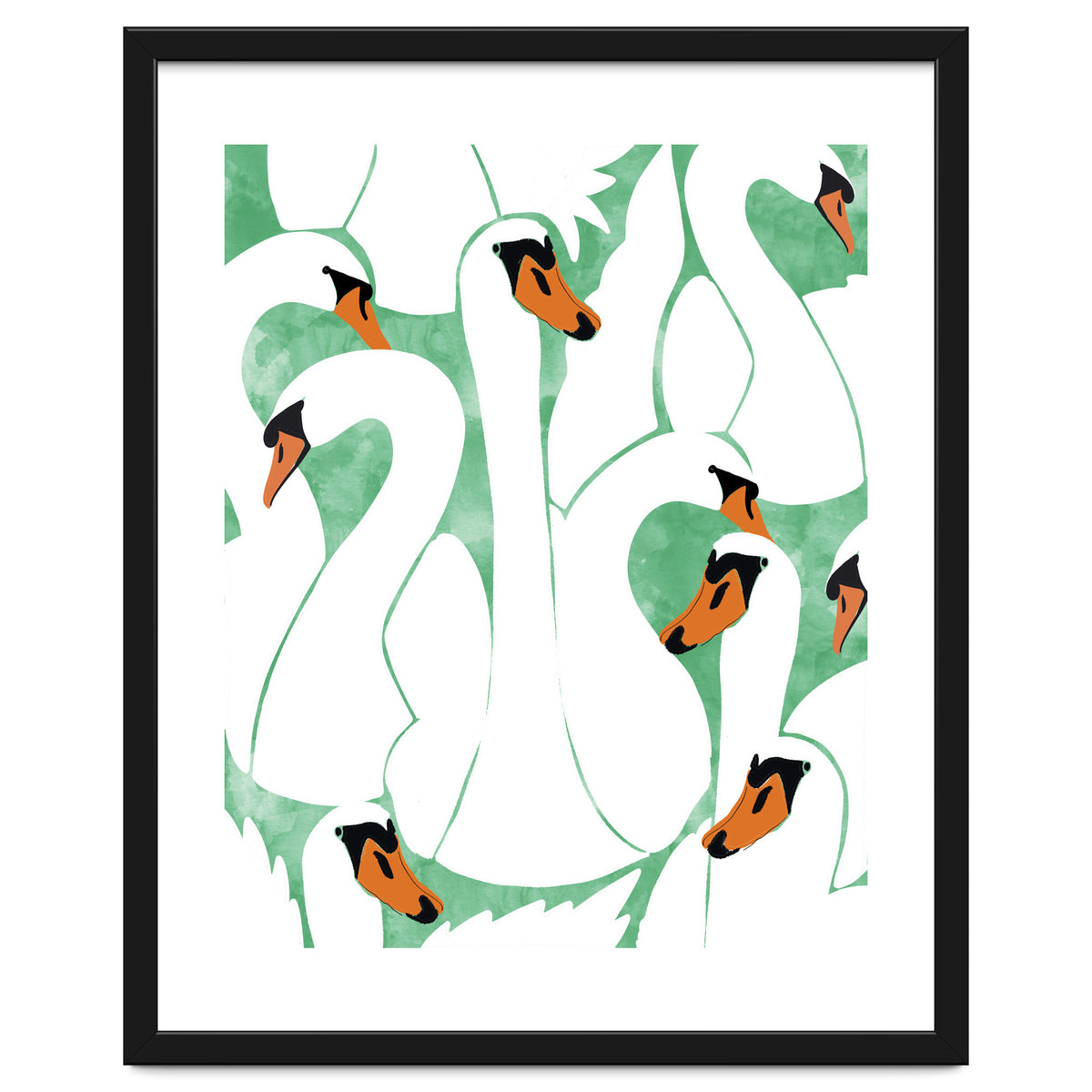 White Calm Was Born Into A Swan