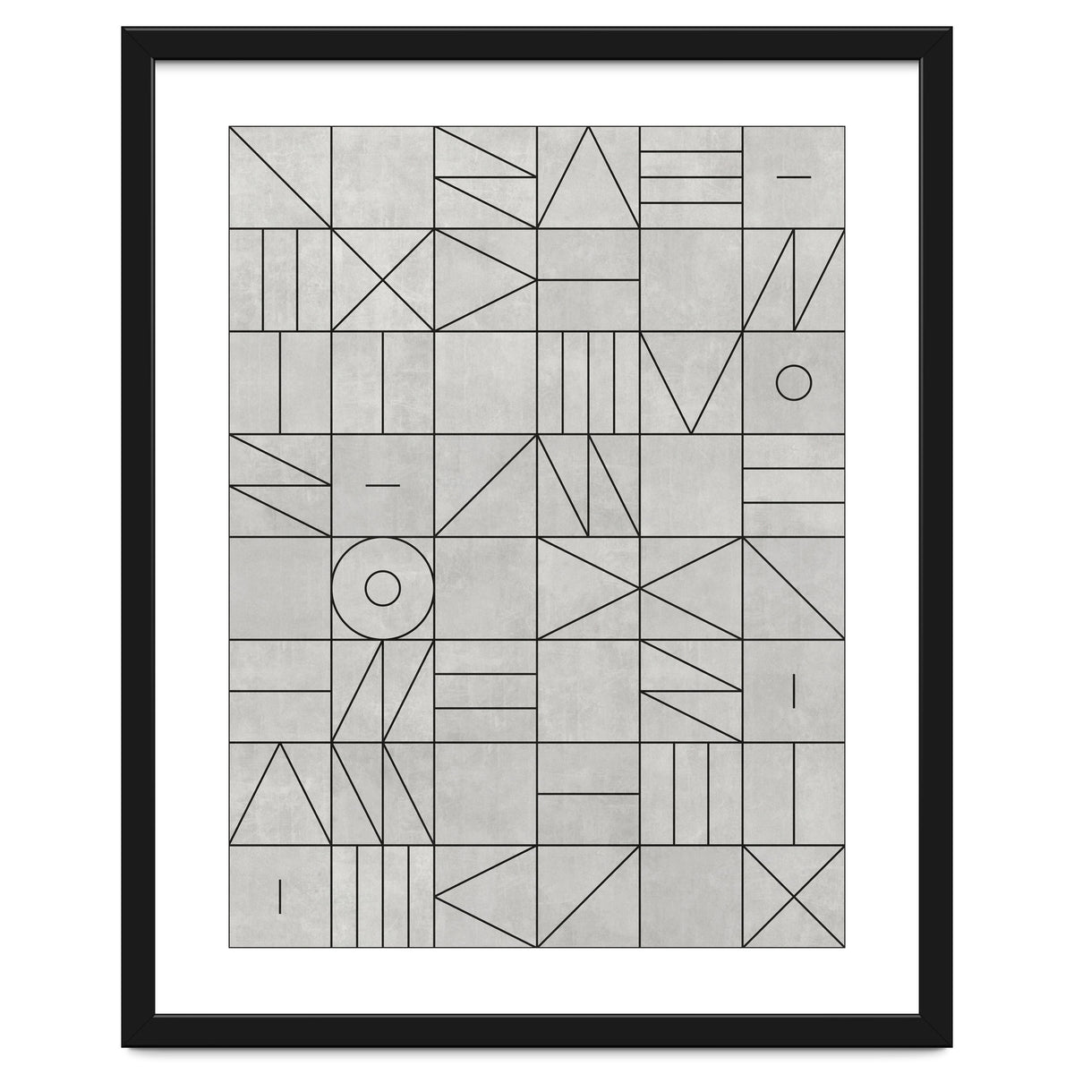 My Favorite Geometric Patterns No.3 - Grey