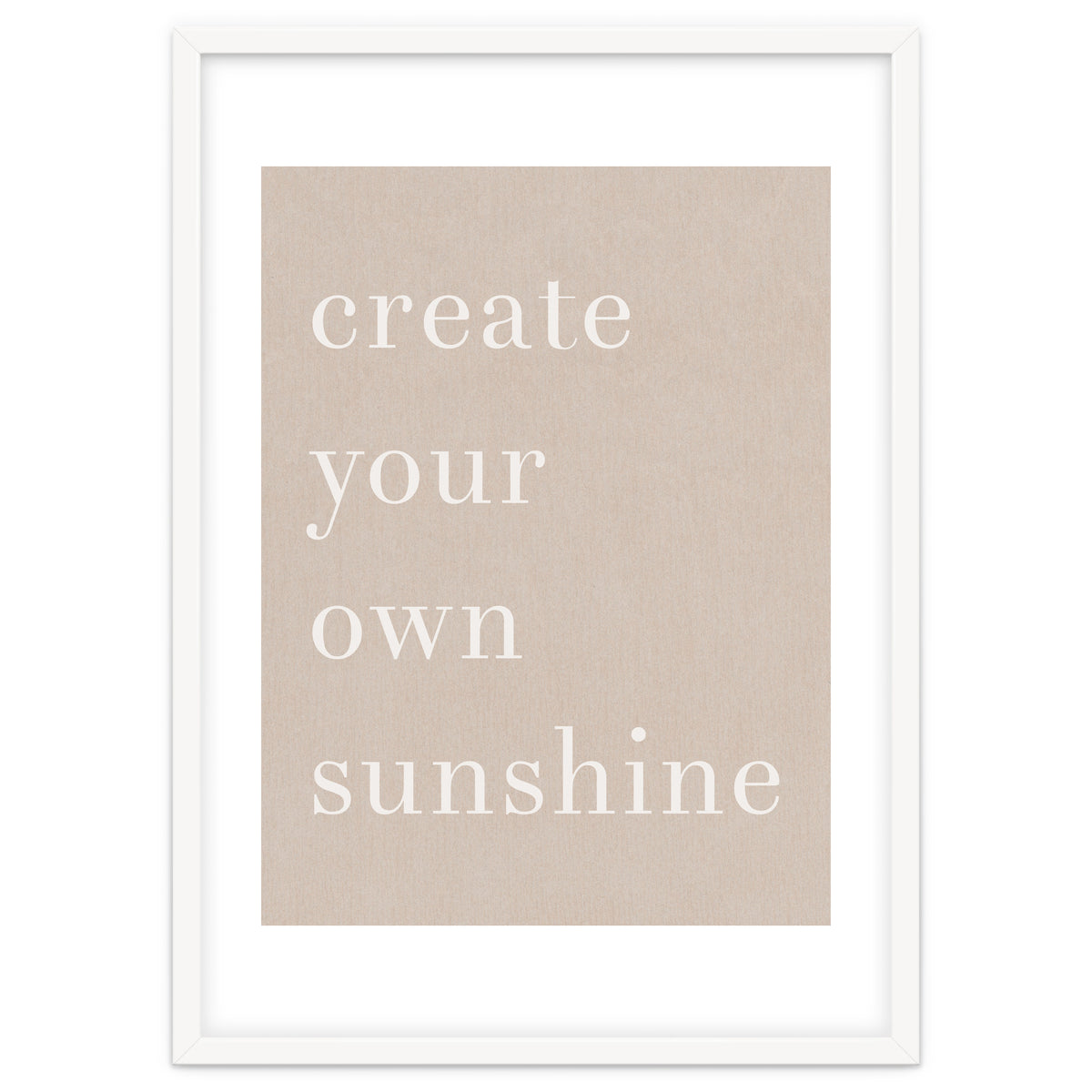 Create You Own Sunshine