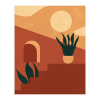 Boho  Desert Terracotta Print (Print Only)