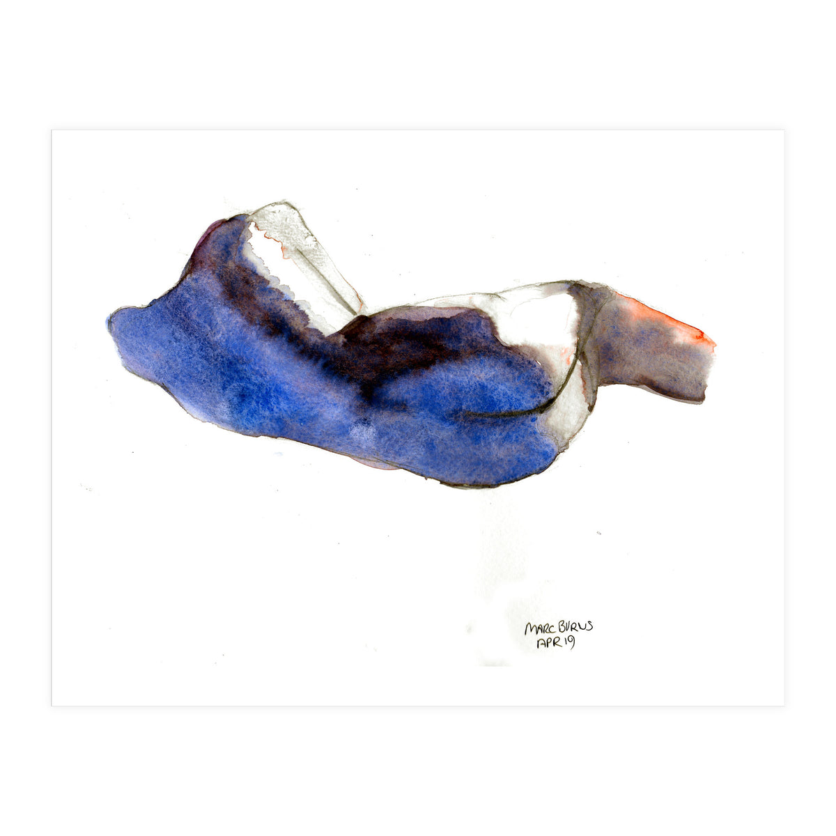 Untitled #9 - Lying nude (Print Only)