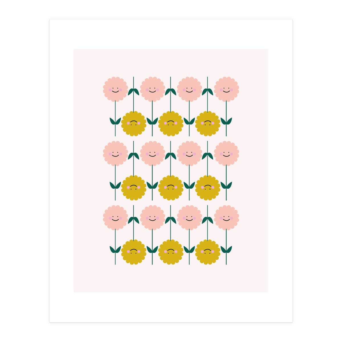 Smiling Flowers1 Rgb (Print Only)