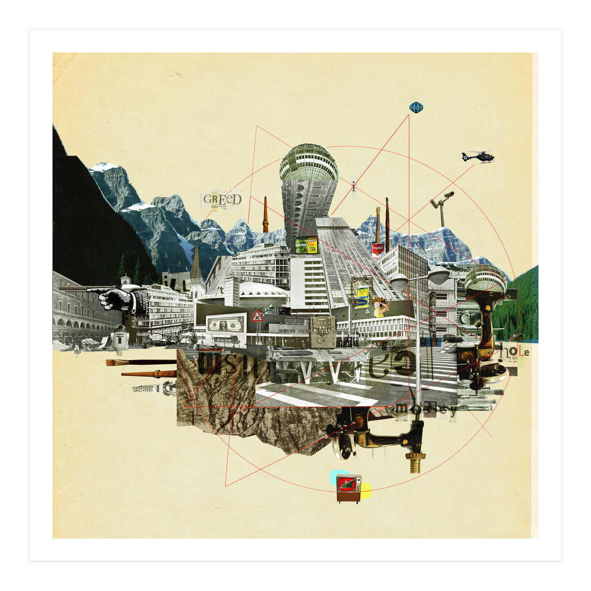 Collage City Mix 7 (Print Only)