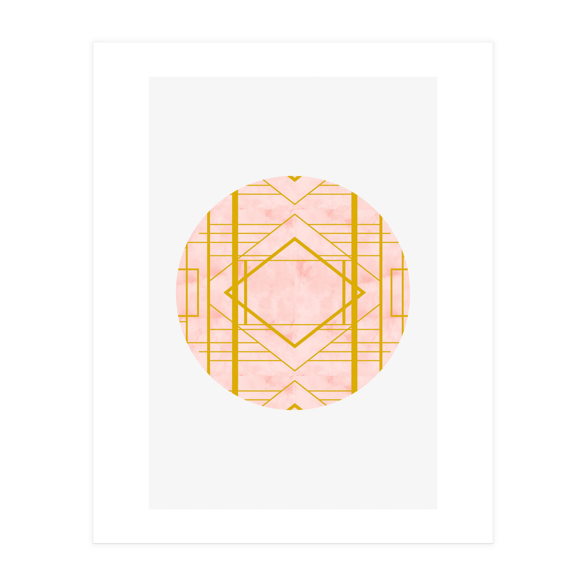 Art Deco Blush (Print Only)