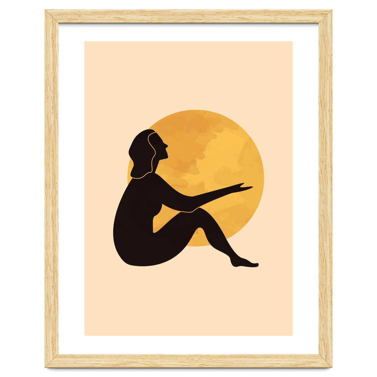 Woman And The Moon II