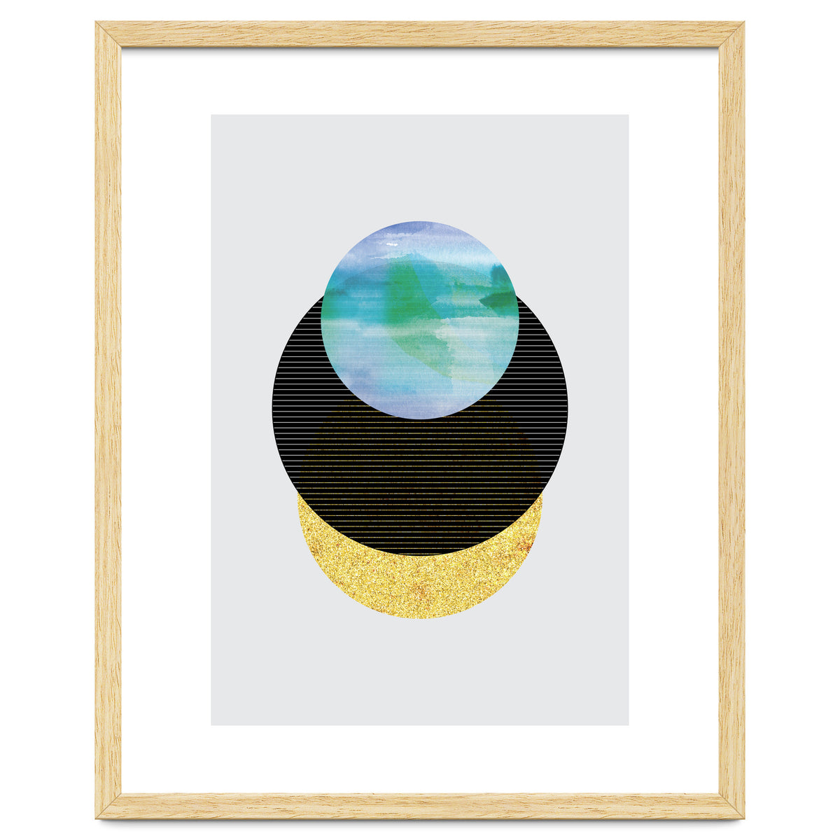 Underwater Sunset Abstract