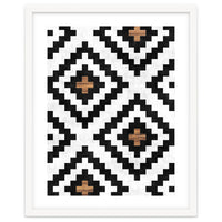 Urban Tribal Pattern No.16 - Aztec - Concrete and Wood