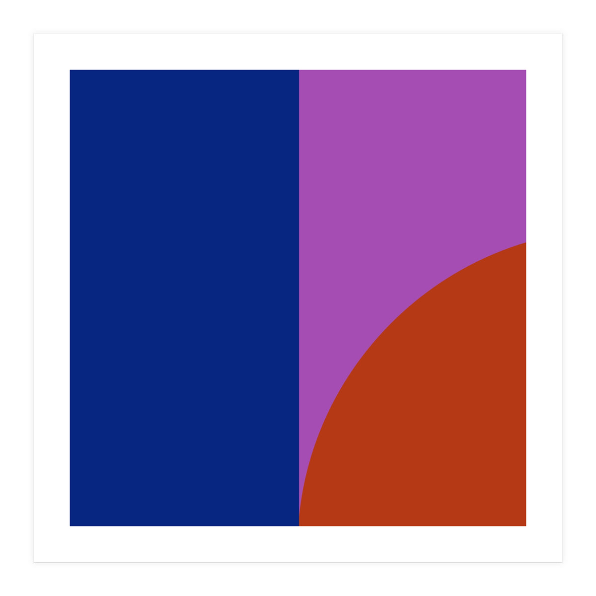 Sunset at sea | abstract modern (Print Only)