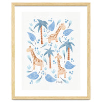 Jungle Giraffes | Blue