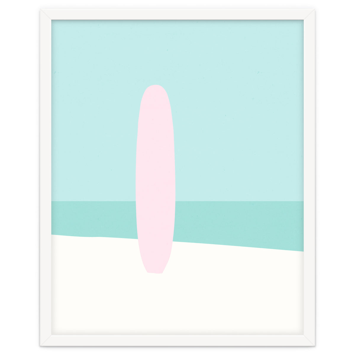 Minimal Surfboard - Turquoise Coast