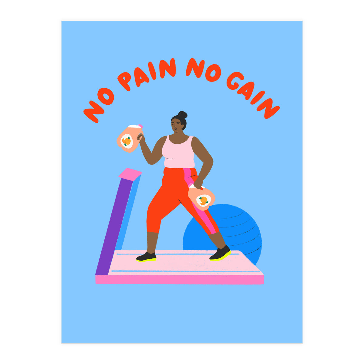 No Pain No Gain (Print Only)