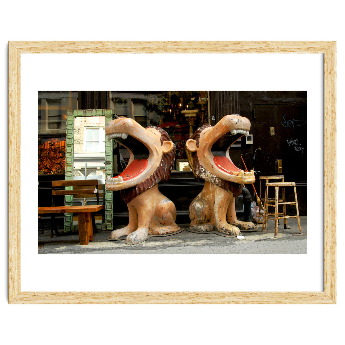 Thrift shop, New York.