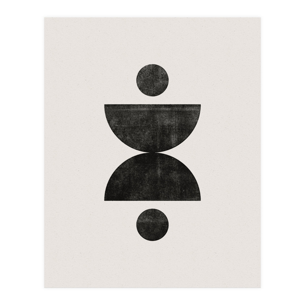 Mid-Century Modern No.16 - Woodblock Print (Print Only)