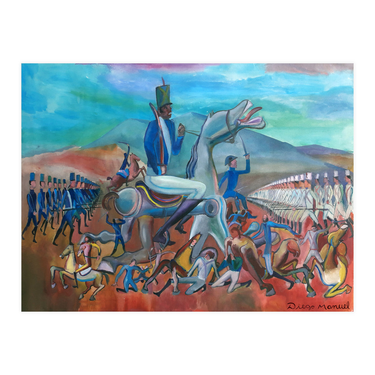 Batalla De Chacabuco C (Print Only)