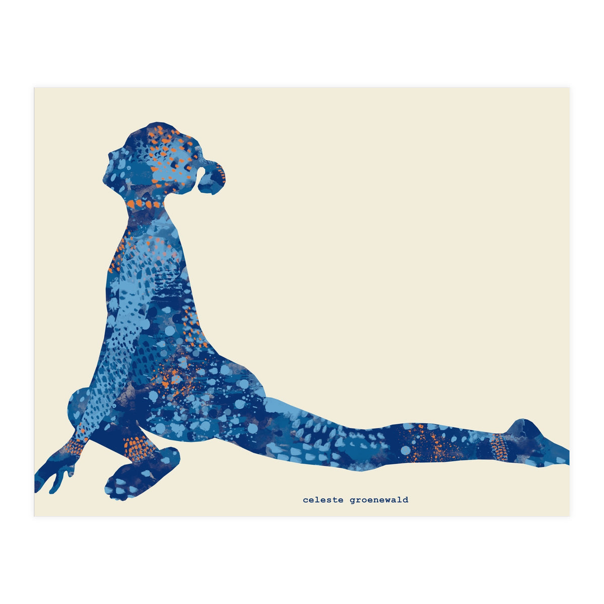 Eka Pada Rajakapotasana | Pigeon Pose (Print Only)